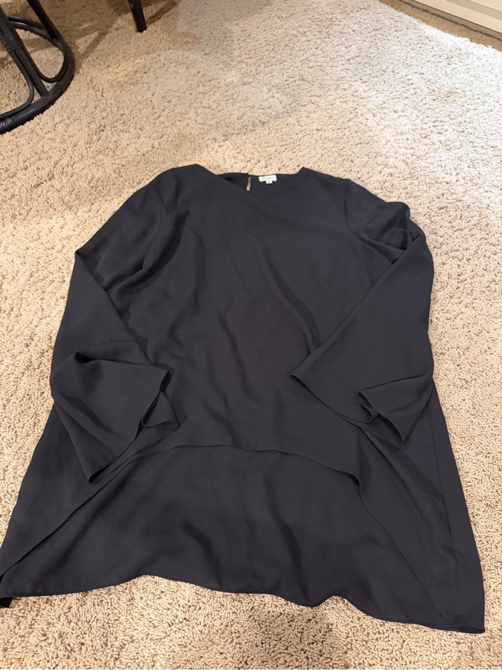 Black tunic top/dress cremieux